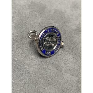 Vintage Sterling Silver Indianapolis 500 Motor Speedway Enamel Spinner Charm